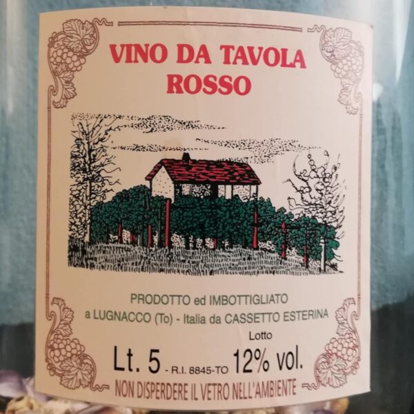 Italiaanse wijnfles 5 liter