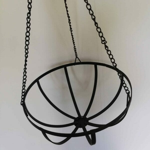 Hanging basket zwart