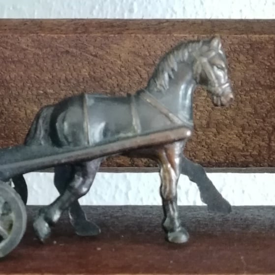 Paard en wagen - decoratieve puntenslijper