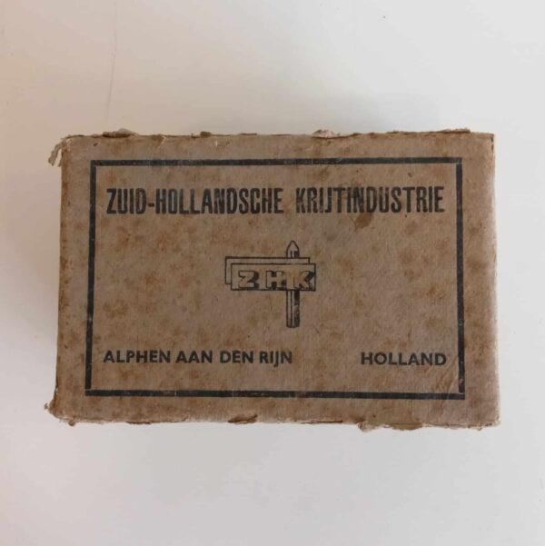 Zuid-Hollandsche krijtindustrie doos vol krijt