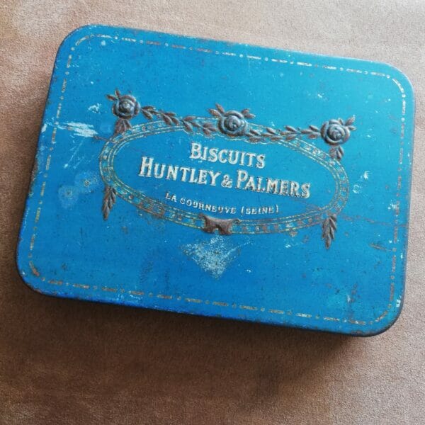 Blauw Huntley & Palmers Biscuits blik