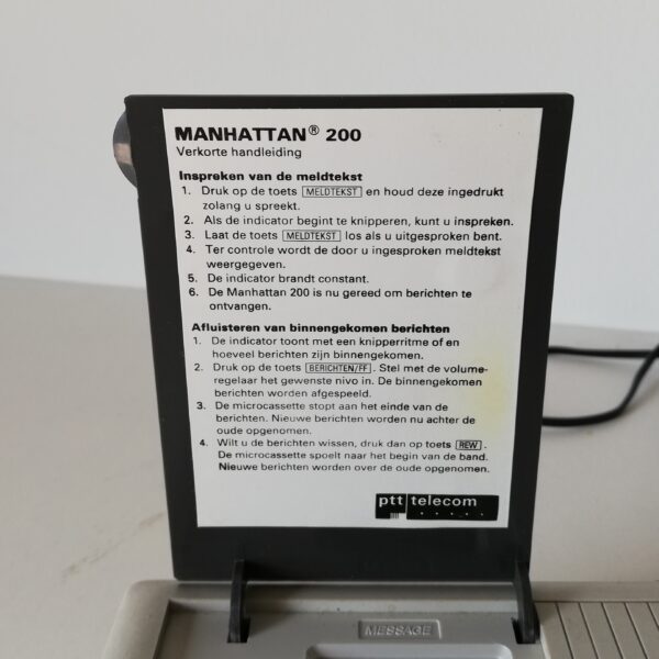 Antwoordapparaat PTT telecom, Manhattan 200