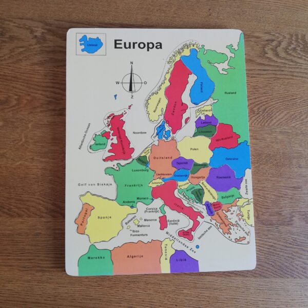 Houten puzzel Europa