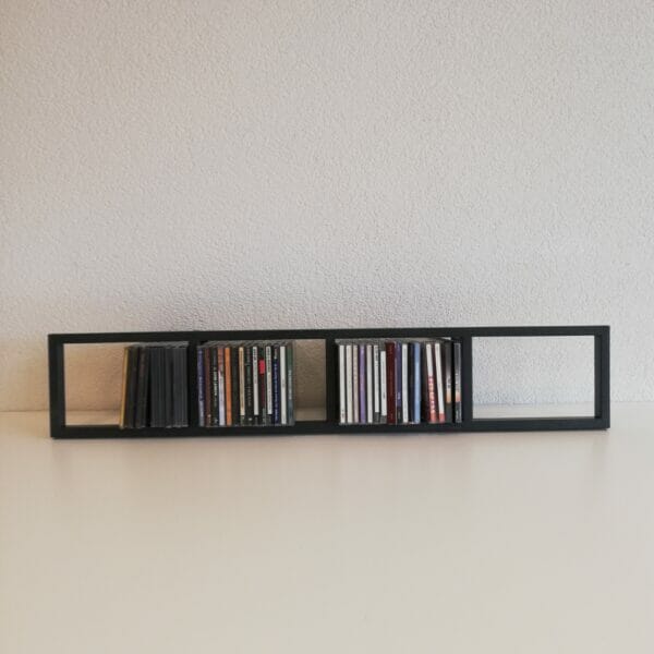 Ikea Lerberg DVD / CD rek zwart