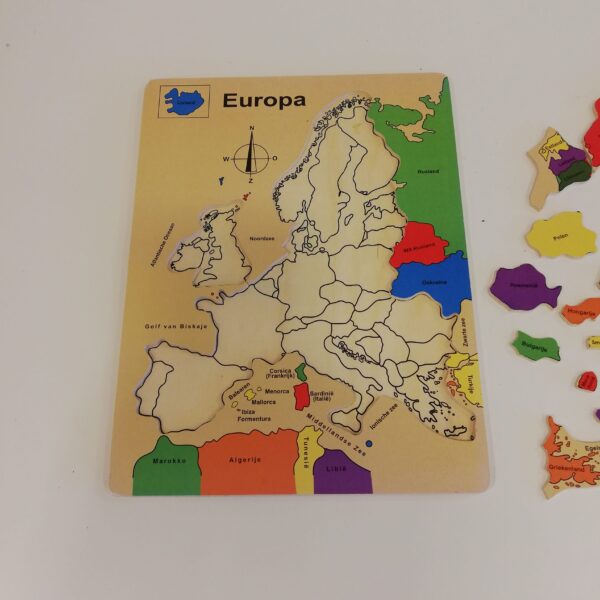 Houten puzzel Europa