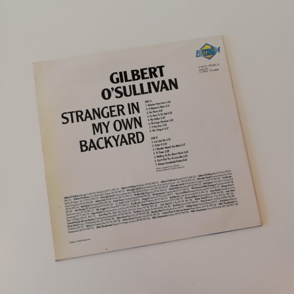 LP Gilbert O'Sullivan - Stranger in my own backyard