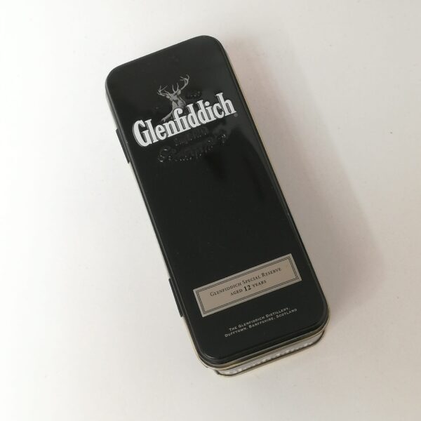 blikje glenfiddich single malt scotch whisky special reserve