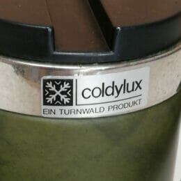 Vintage groene ijsemmer Coldylux